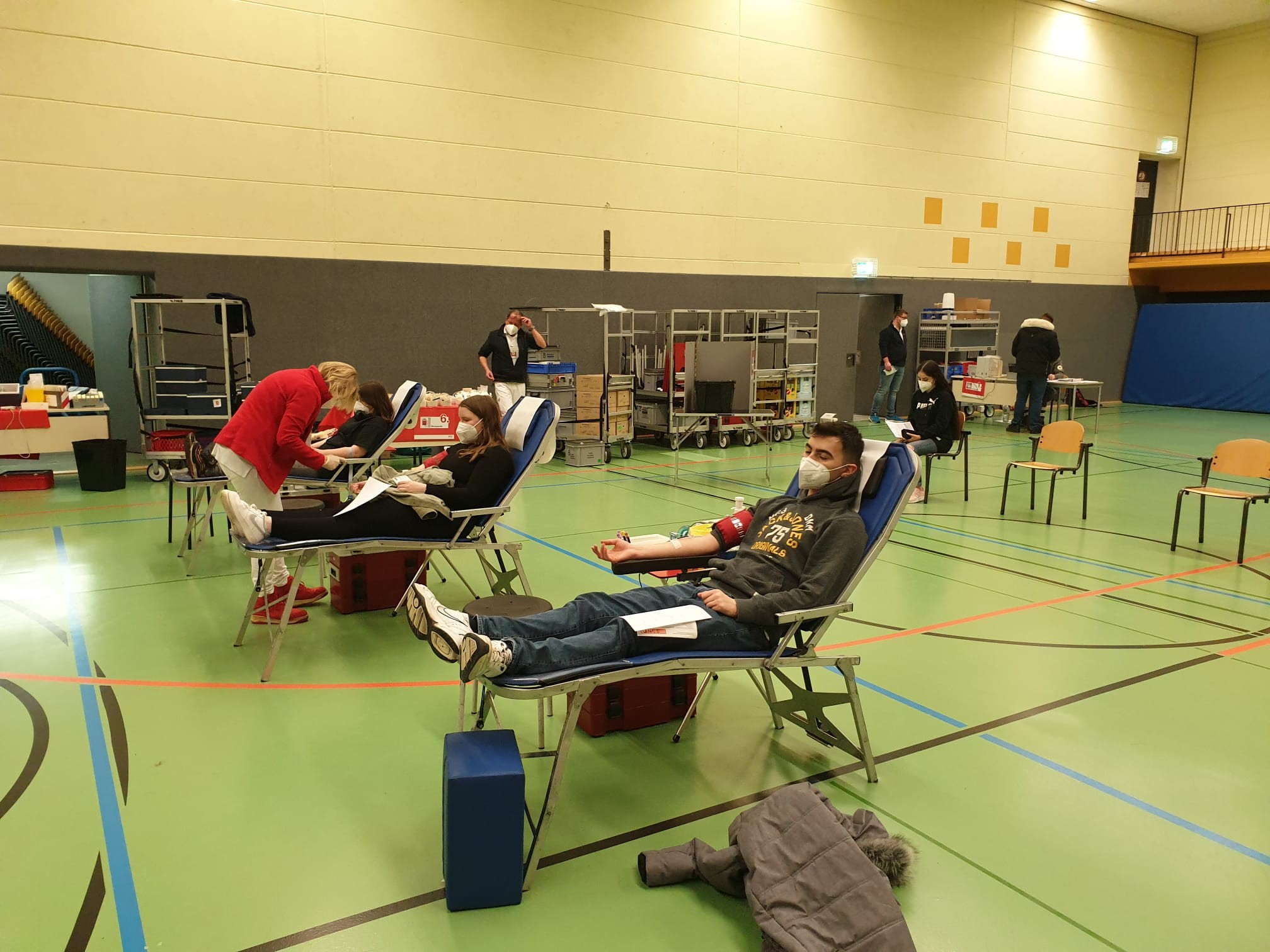 70 Jahre Blutspende! – BK Jülich unterstützt mit über 100 Spendenwilligen